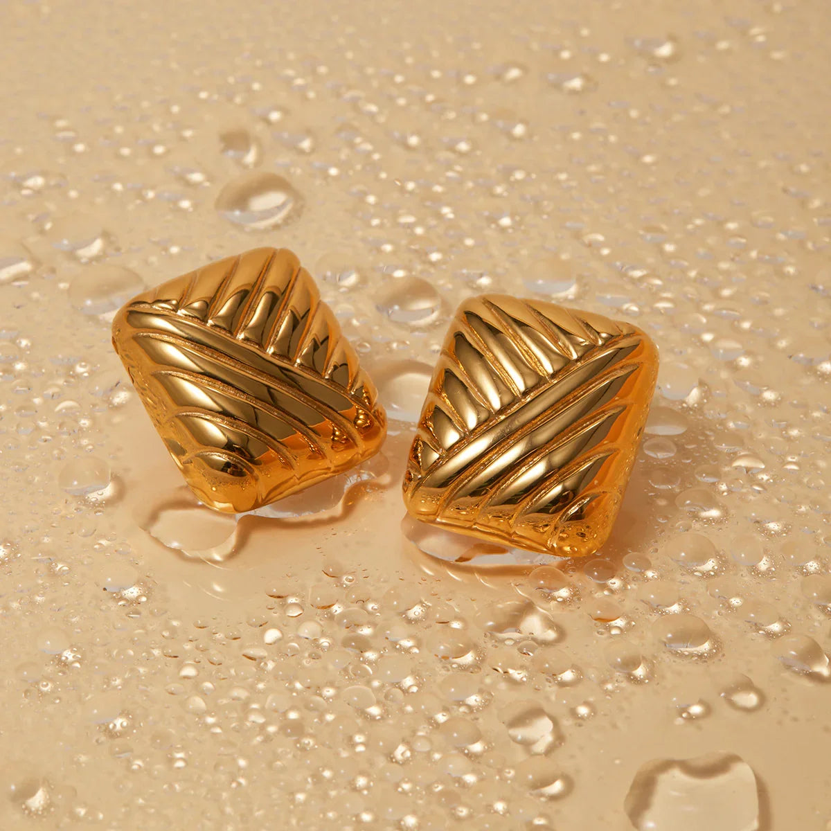[GALE]Inez Gold Earrings