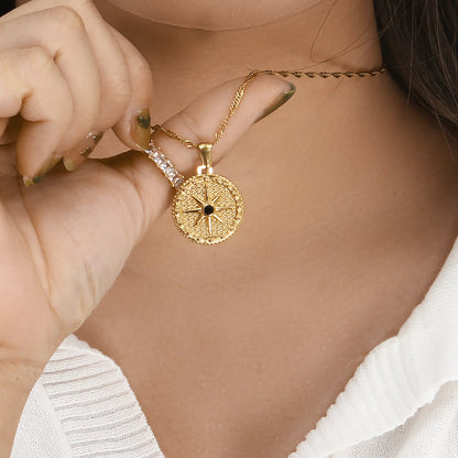 [GALE]Ellie Compass Necklace