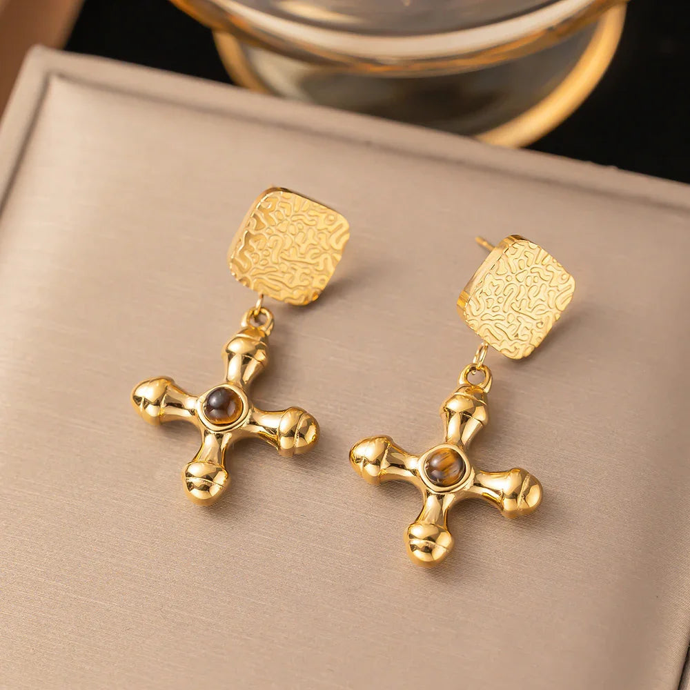 [GALE]Della Gold Earrings
