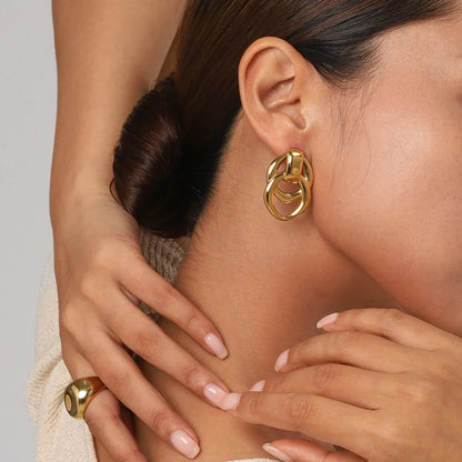 [GALE]Zoey Gold Earrings