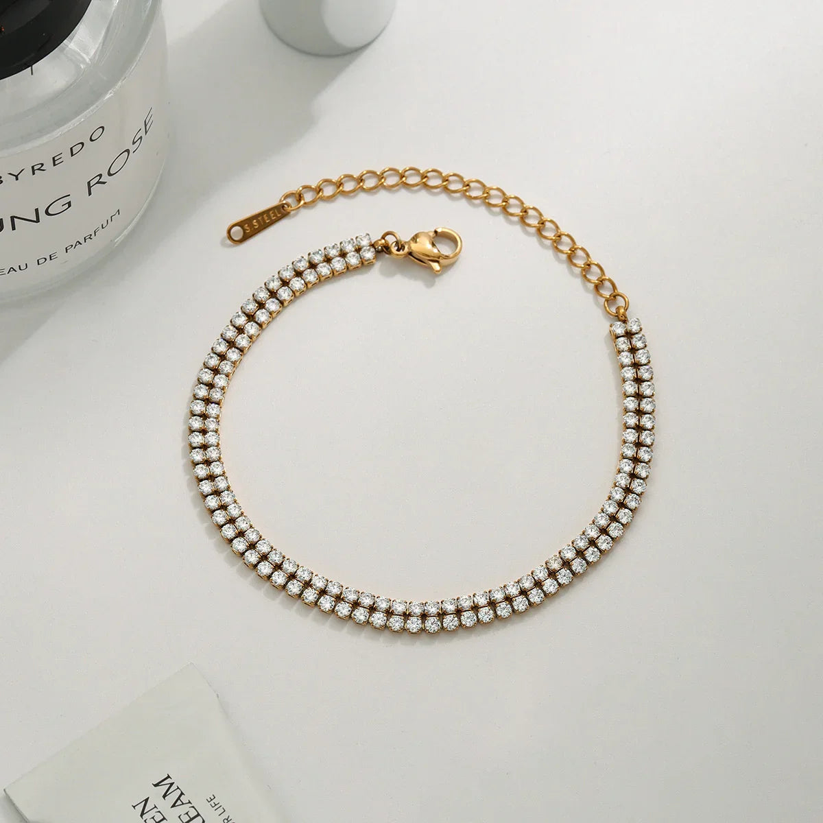 [GALE]Celene Layered Tennis Bracelet