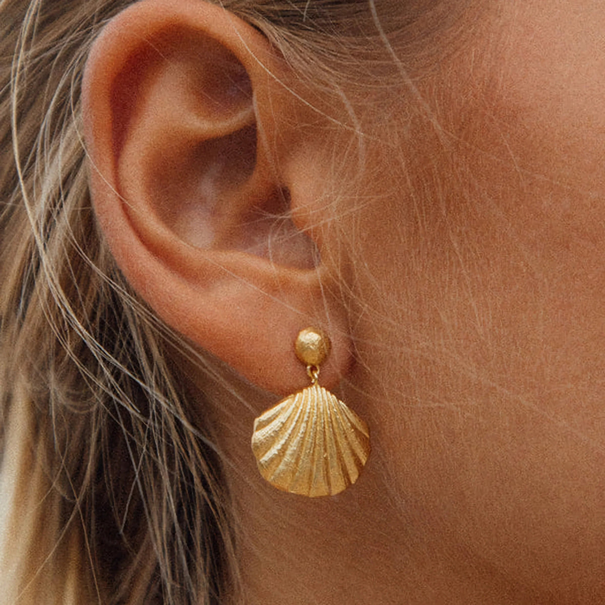 [GALE]Delianna Shell Earrings