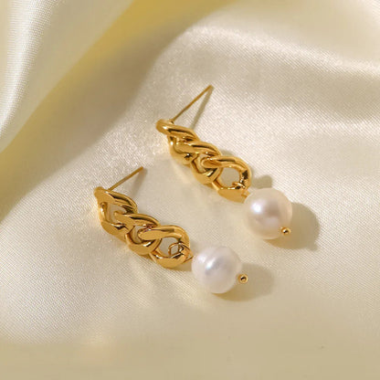 [GALE]Lumina Pearl Earrings