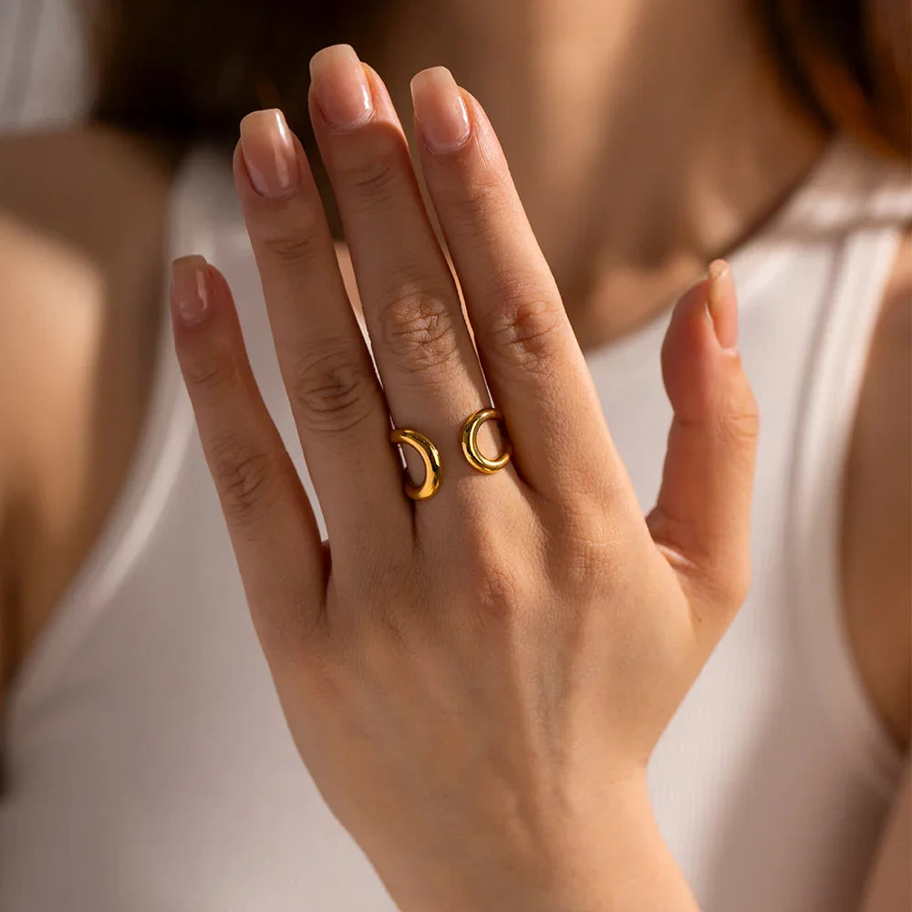 [GALE]Jackie Twisted Band Ring