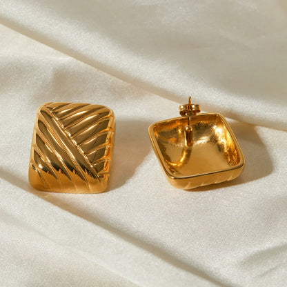 [GALE]Inez Gold Earrings