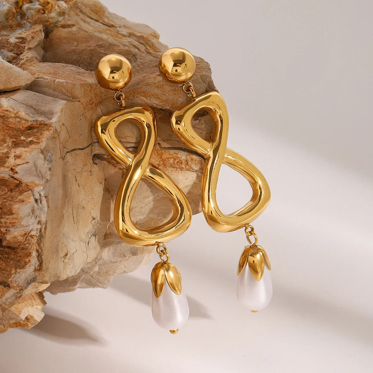[GALE]Kaylee Freshwater Pearl Earrings