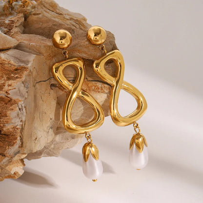 [GALE]Kaylee Freshwater Pearl Earrings