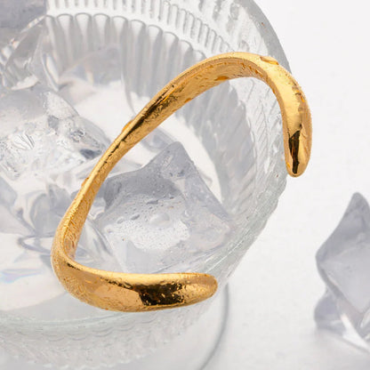[GALE]Audrina Contemporary Gold Bangle