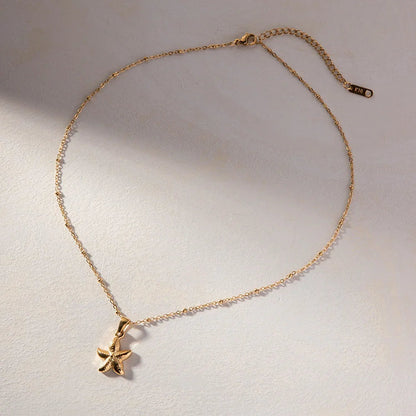 [GALE]Emmie Gold Starfish Pendant