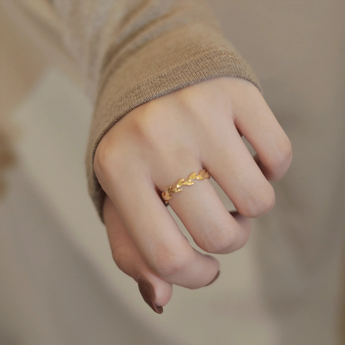 [GALE]Rhea Golden Vine Ring