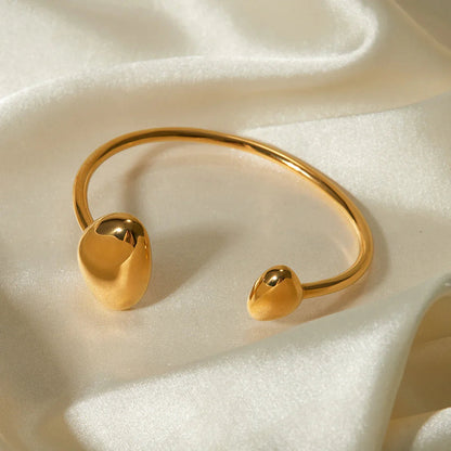 [GALE]Mallory Minimalist Gold Cuff