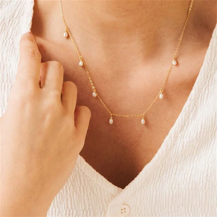 [GALE]Freeda Freshwater Pearl Necklace