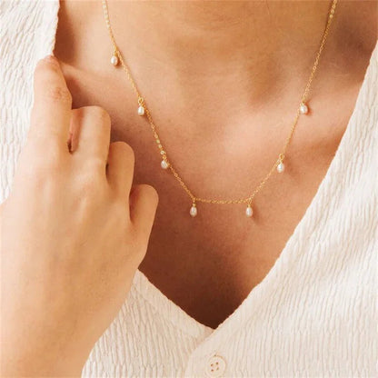 [GALE]Freeda Freshwater Pearl Necklace
