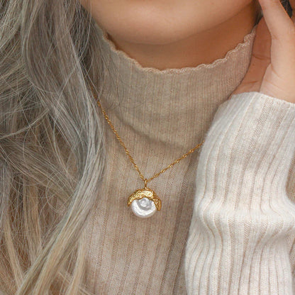 [GALE]Kimberly Pearl Necklace