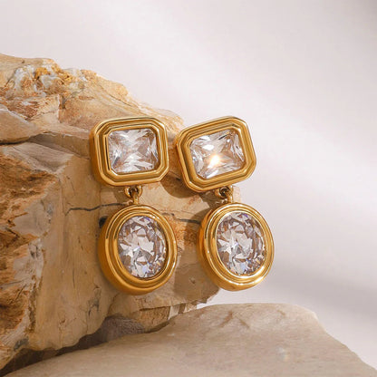 [GALE]Amanda Diamond Earrings