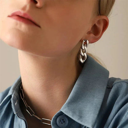 [GALE]Giselle Gold Chain Earring