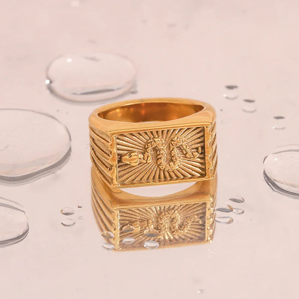 [GALE]Miles Gold Ring
