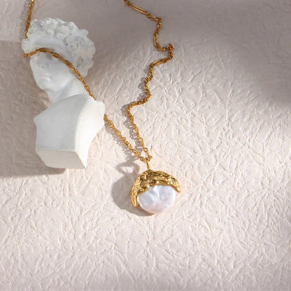 [GALE]Kimberly Pearl Necklace