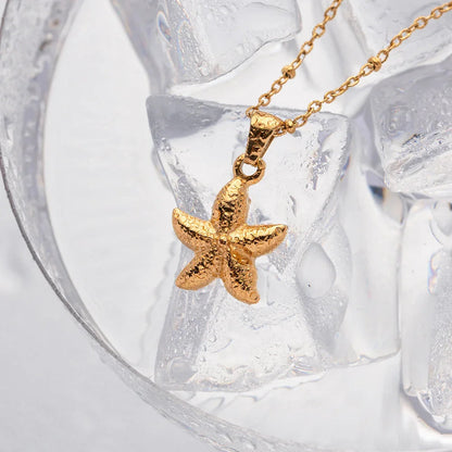 [GALE]Emmie Gold Starfish Pendant