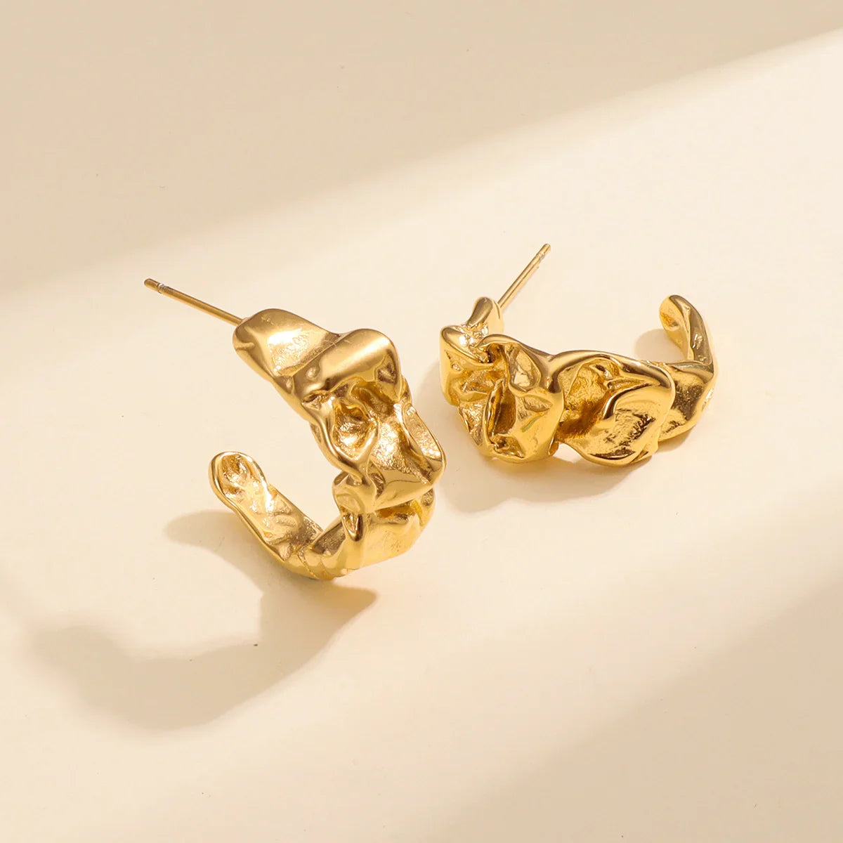 [GALE]Ashley Gold Earrings