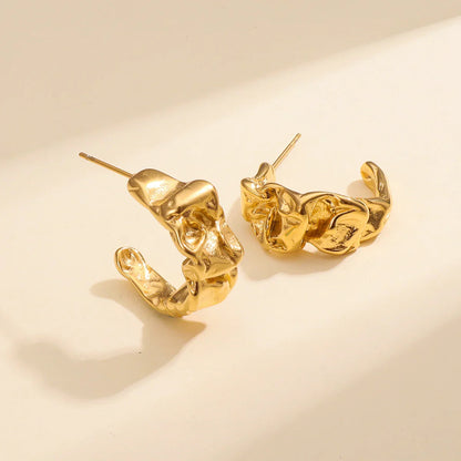[GALE]Ashley Gold Earrings