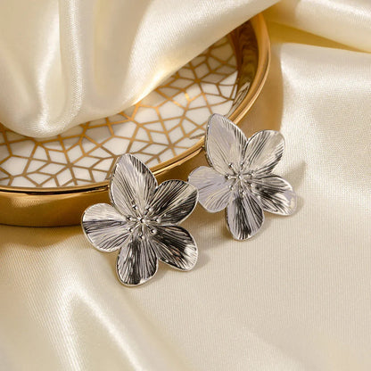 [GALE]Allysa Flower Gold Earrings