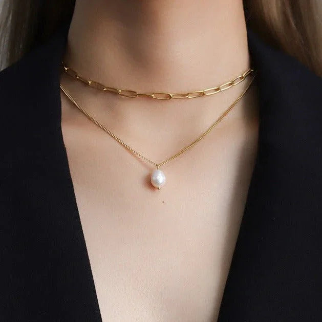 [GALE]Undine Freshwater Pearl Necklace