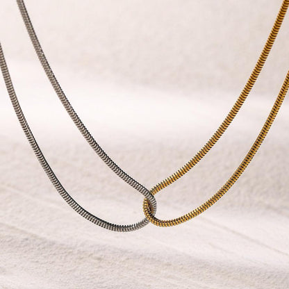 [GALE]Talia Two Tone Necklace