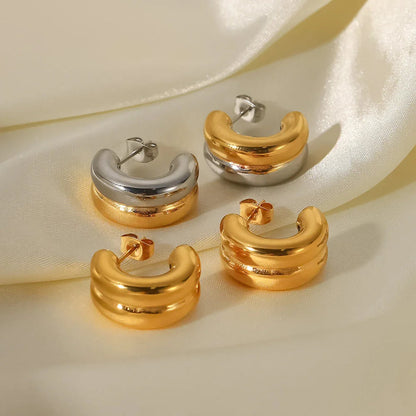 [GALE]Henrietta Gold Earrings
