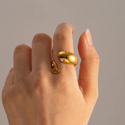 [GALE]Etta Gold Serpent Ring