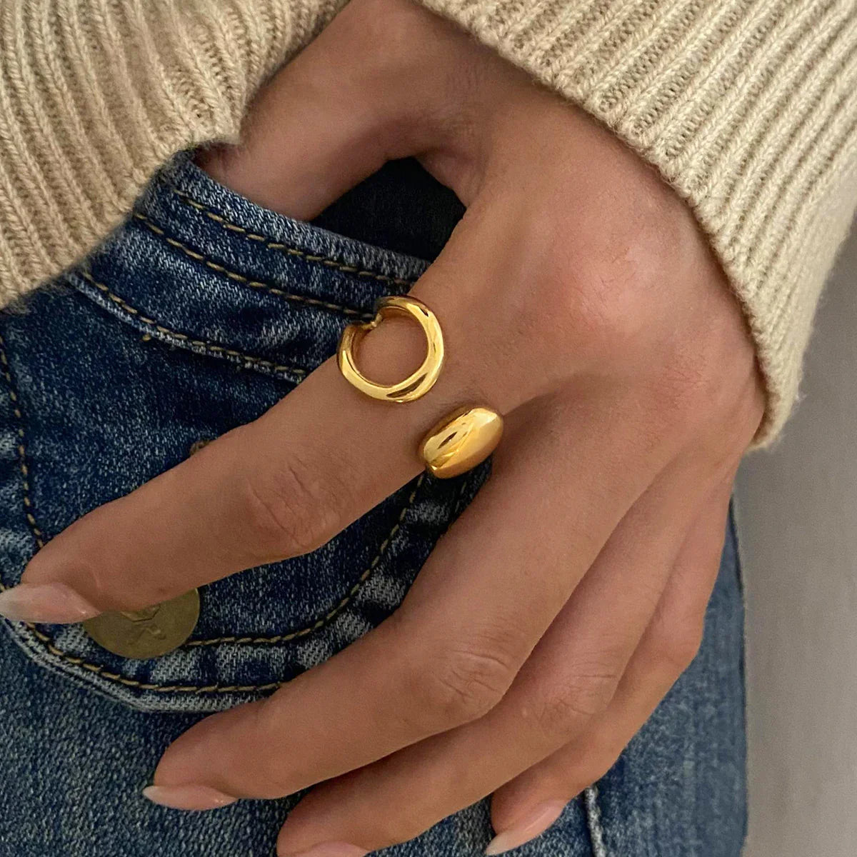 [GALE]Sirena Gold Ring