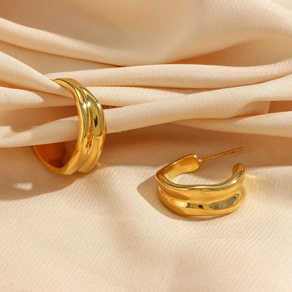 [GALE]Emily Wave Earrings
