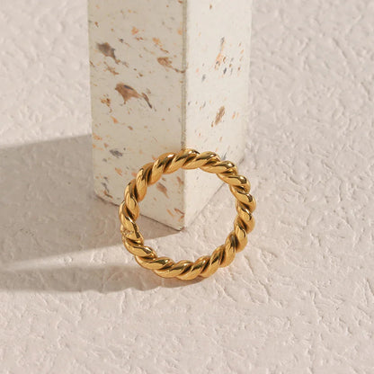 [GALE]Melody Gold Twist Ring