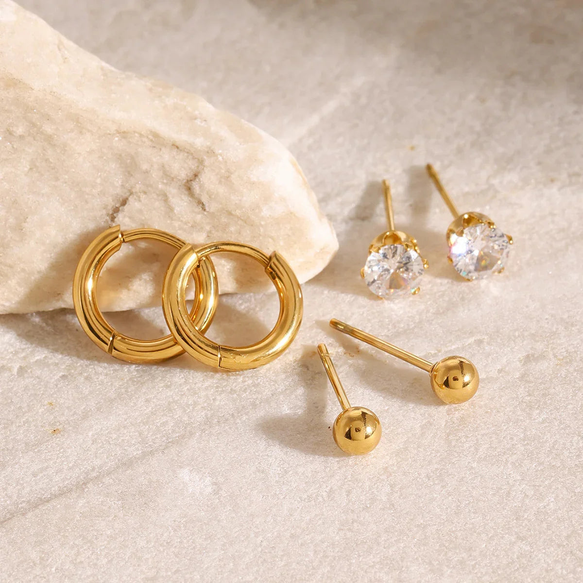 [GALE]Megan Diamond Earring Bundle