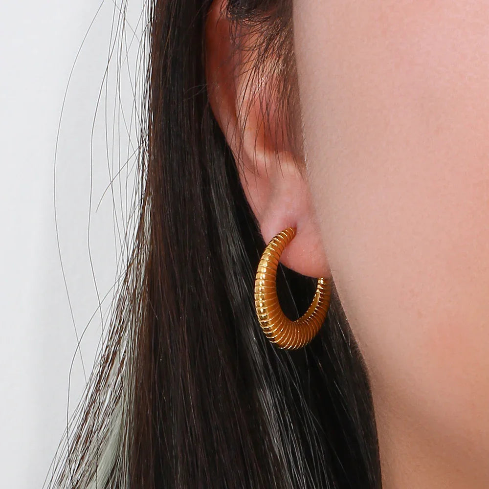 [GALE]Bailey Hoop Earrings