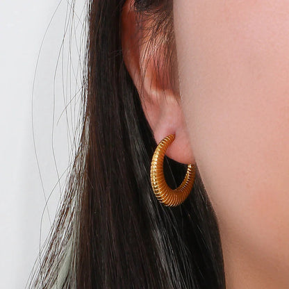 [GALE]Bailey Hoop Earrings