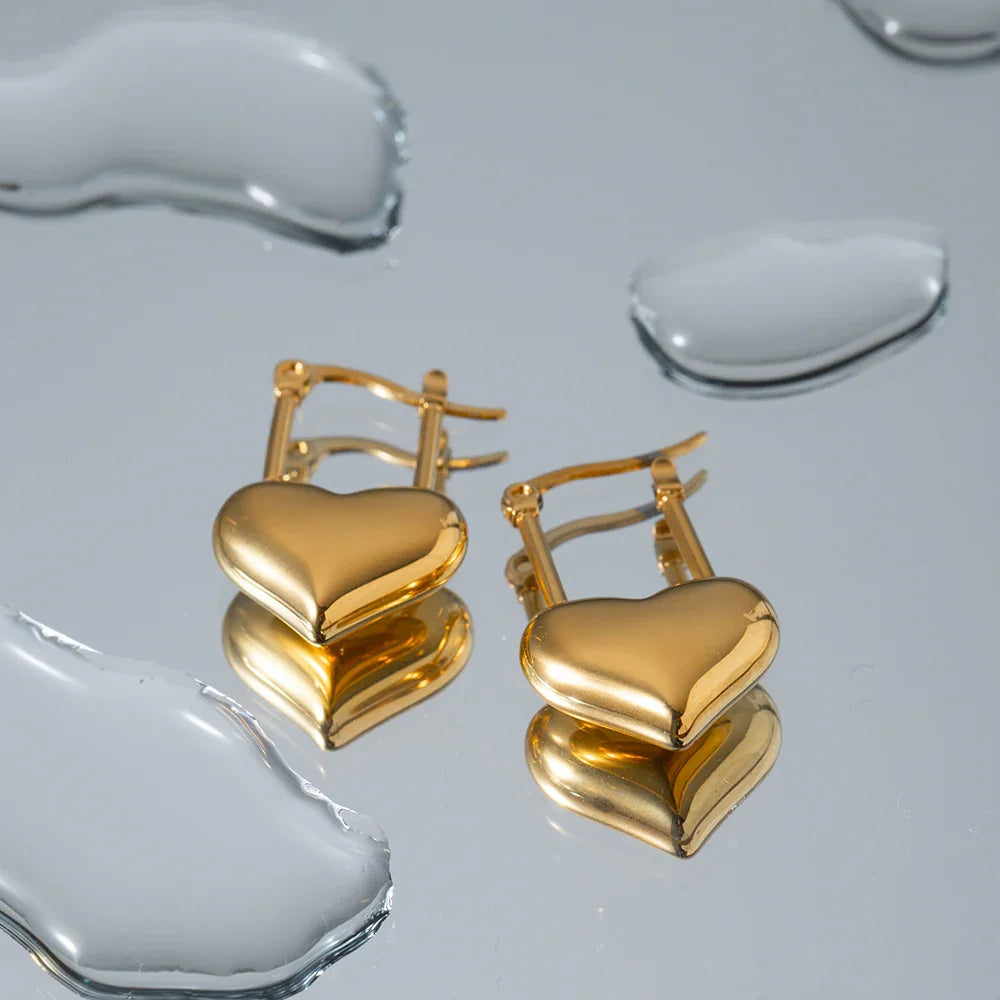 [GALE]Jessamine Heart Earrings