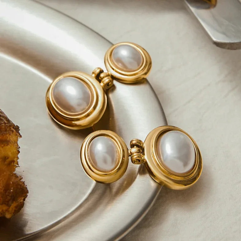[GALE]Winnie Freshwater Pearl Earrings