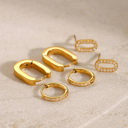 [GALE]Ryleigh Diamond Hoop Bundle