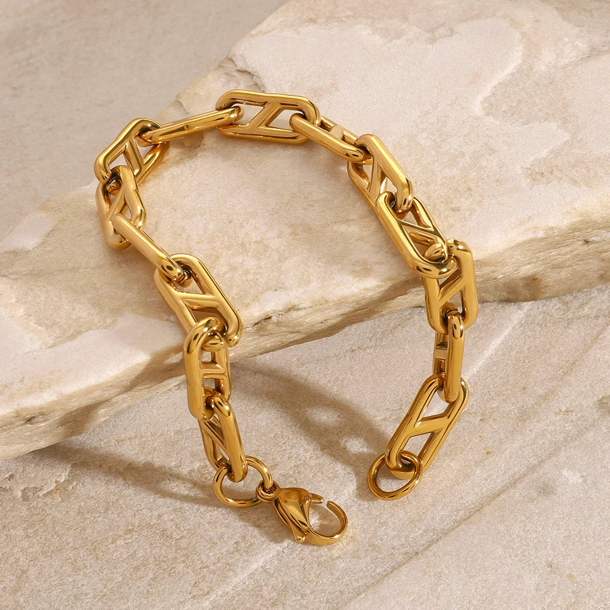 [GALE]Melissa Gold Chain Bracelet