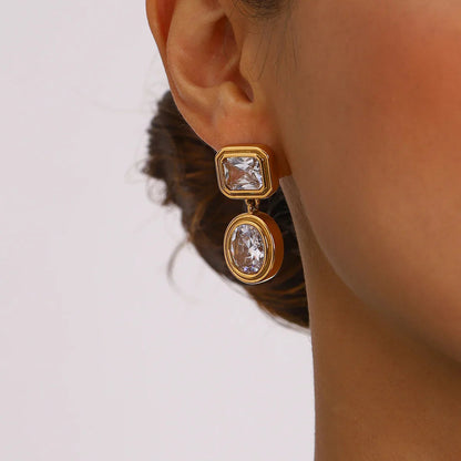 [GALE]Amanda Diamond Earrings