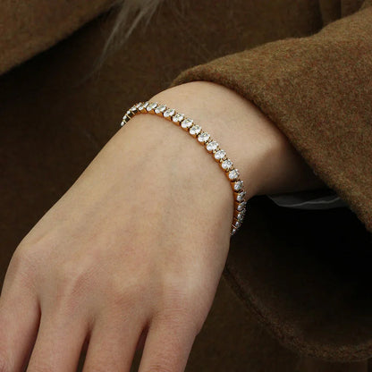 [GALE]Wisteria Diamond Tennis Bracelet