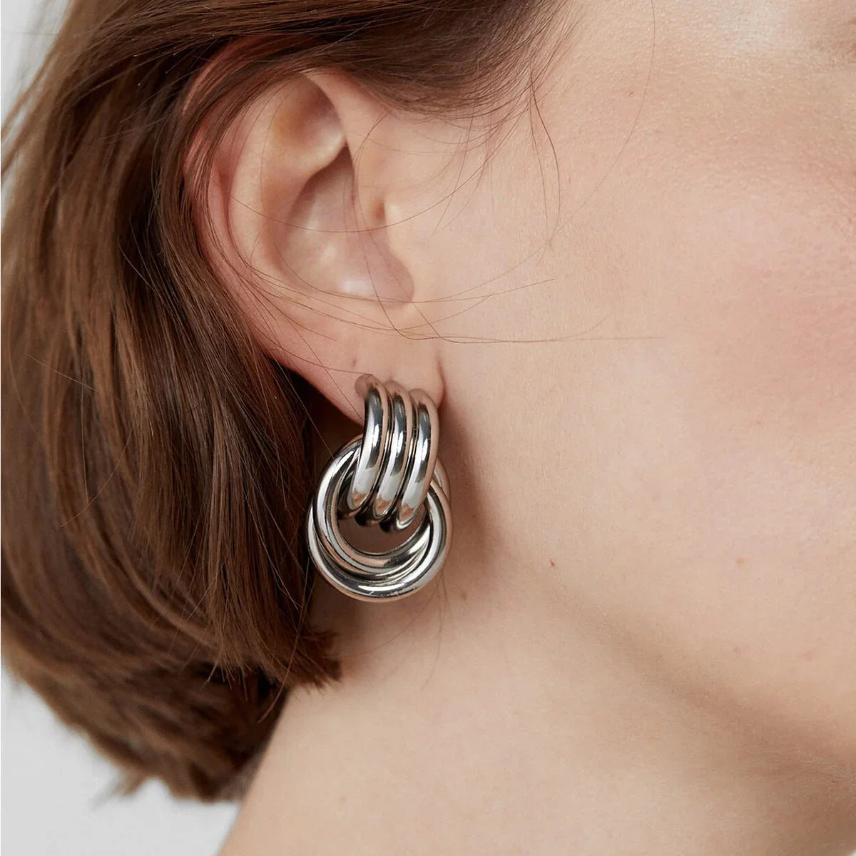 [GALE]Luna Layered Hoop Earrings