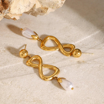 [GALE]Kaylee Freshwater Pearl Earrings