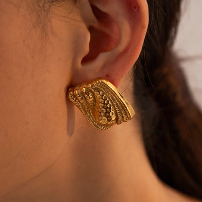 [GALE]Marigold Gold Earrings
