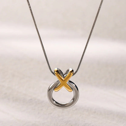 [GALE]Mirabelle Ring Knot Necklace