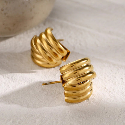 [GALE]Avalon Gold Earrings