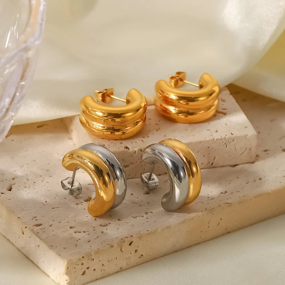 [GALE]Henrietta Gold Earrings