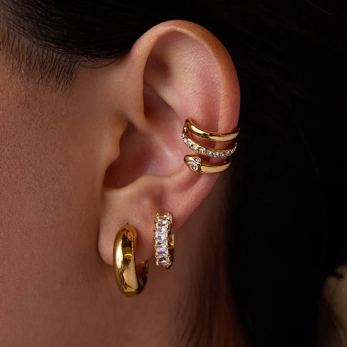 [GALE]Orielle Staple Gold Earrings Bundle
