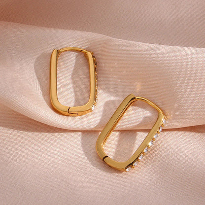 [GALE]Maya Gold Hoop Earrings